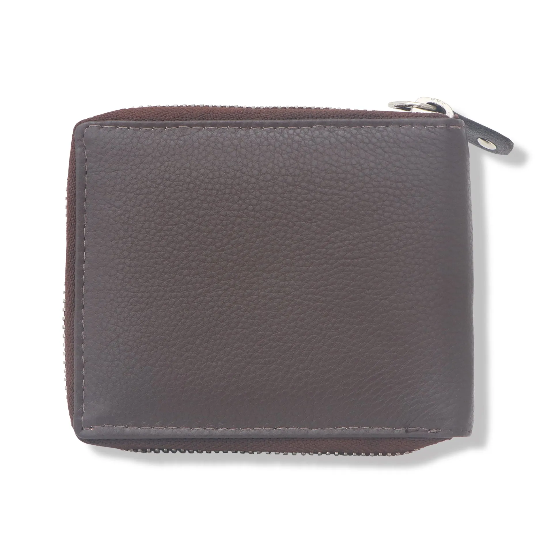 14090 Brown Zip Around Wallet