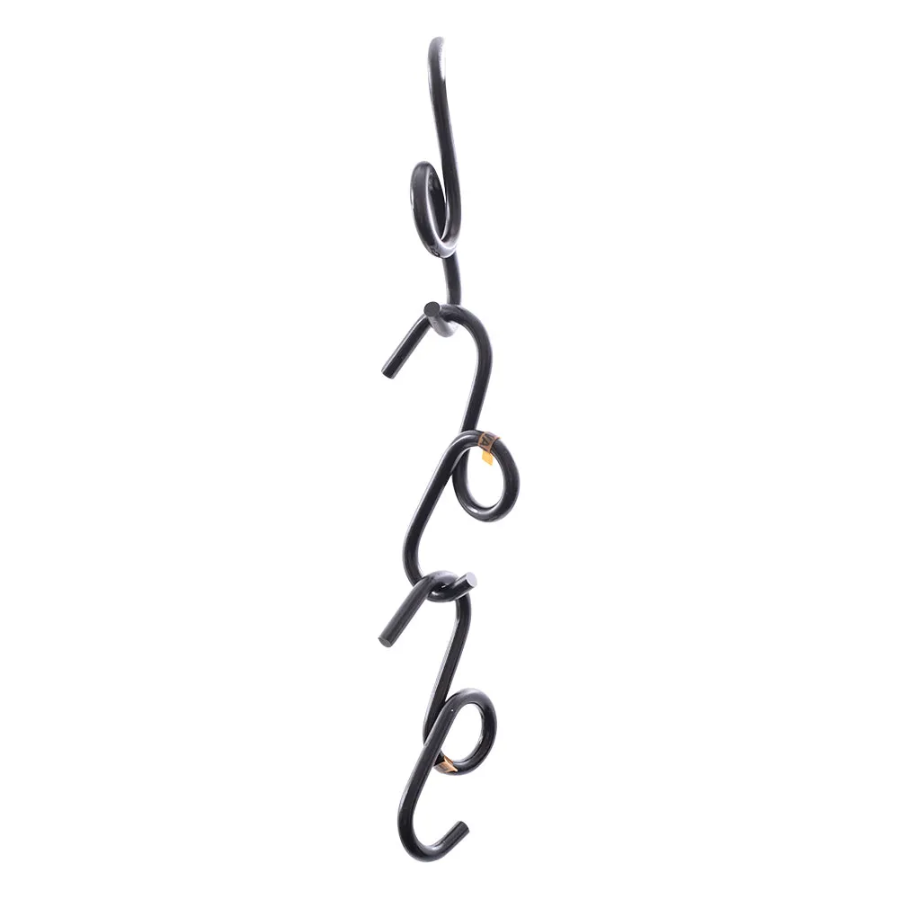 25 Pc Box 7" Steel Storage S Hooks Heavy Duty Wall Display Hooks for Warehouse Retail Industrial Garage