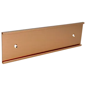 2X10 Rose Gold Metal Wall Holder
