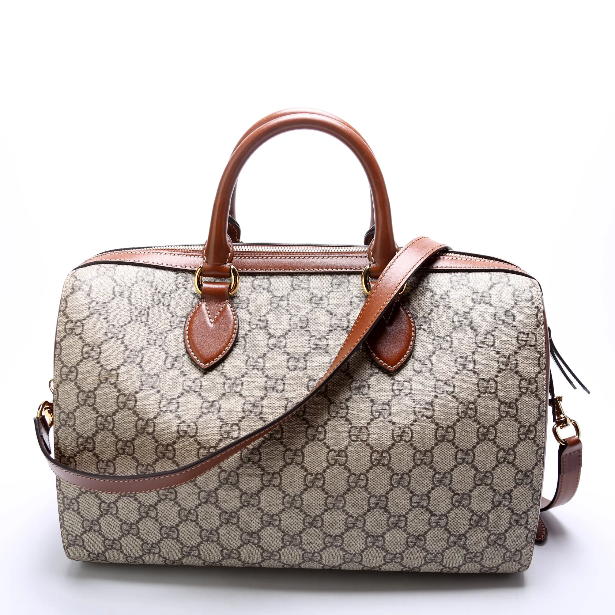 409527 GG Supreme Boston Bag Large