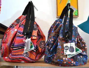 Aboriginal art Fold up Shopping bag