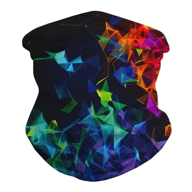 Bandana Women Men Flag Digital Printed Multi Functional Seamless Sacrf Quick Dry Sunshade Sweatband Hairband Cycling Neck Scarf