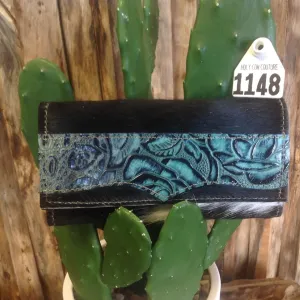 Bandit Wallet with embossed leather  #1148