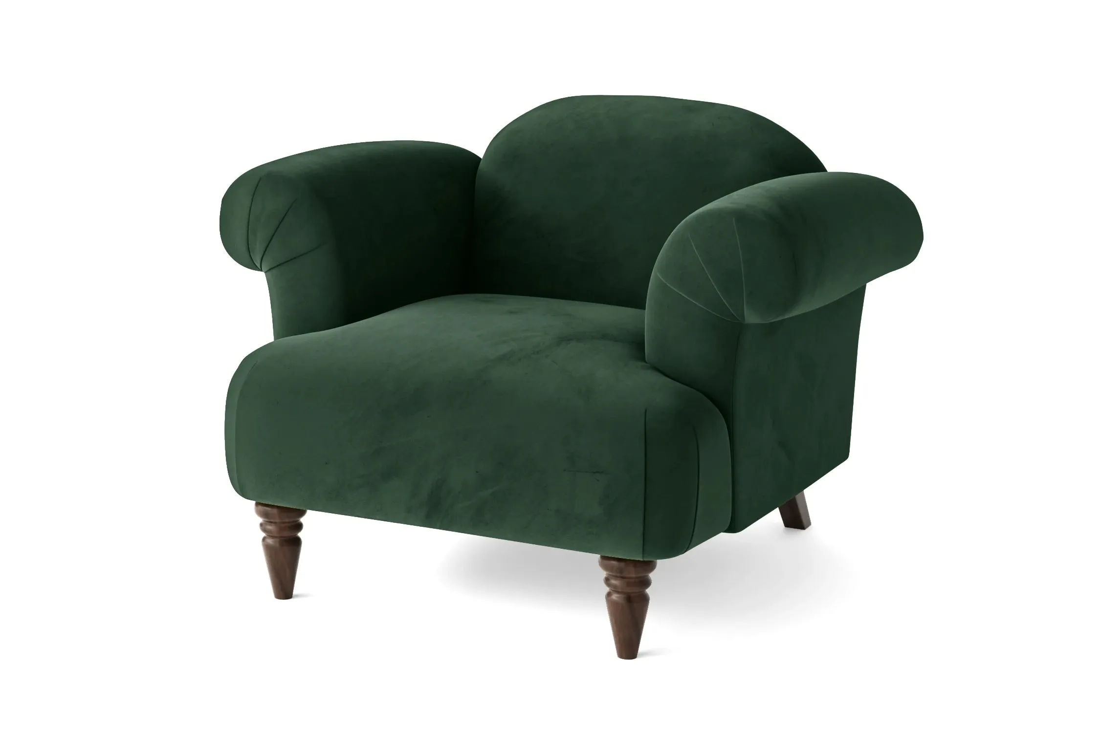 Barberton Armchair Green Velvet