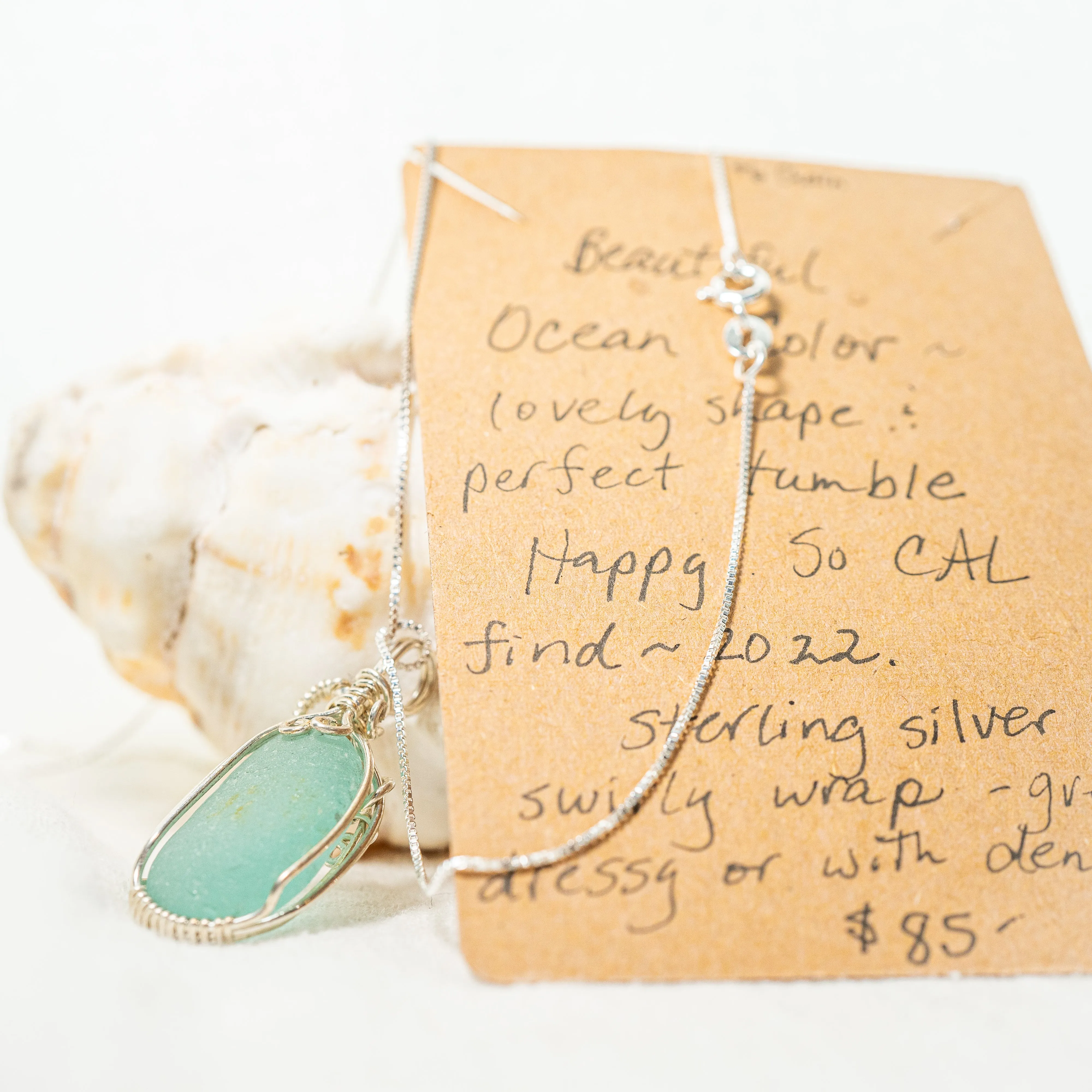Beautiful Ocean Colored Pendant