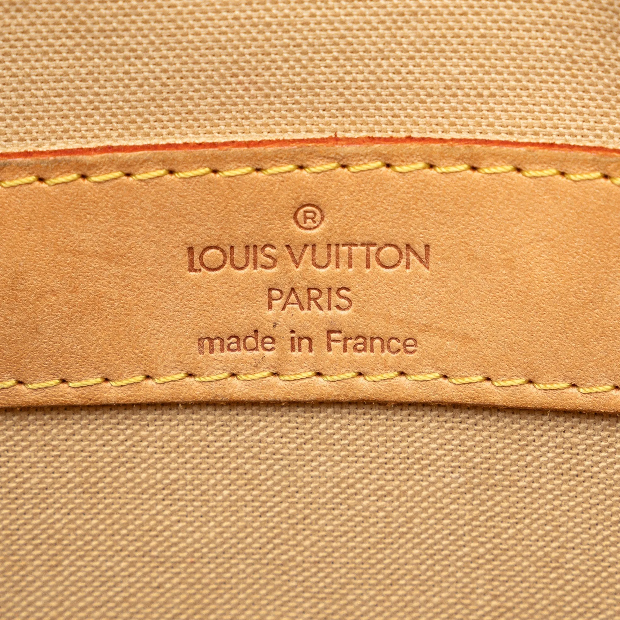 Beige Louis Vuitton Damier Azur Naviglio Crossbody Bag