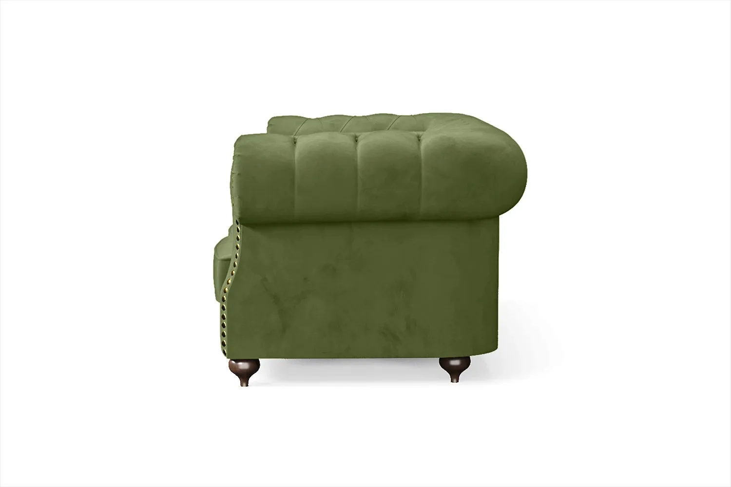 Bitonto 2 Seater Sofa Lime Velvet