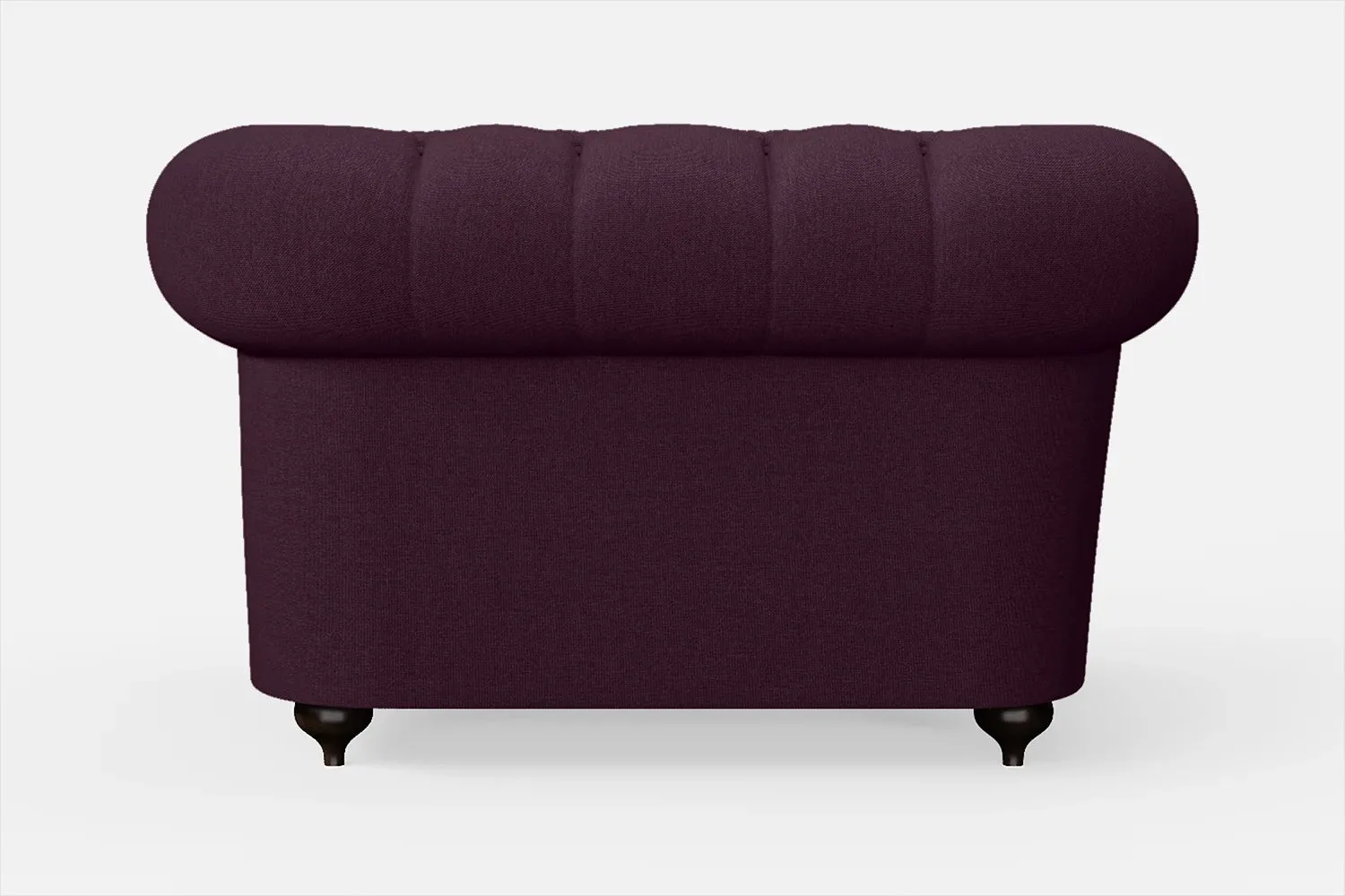 Bitonto Armchair Purple Linen Fabric
