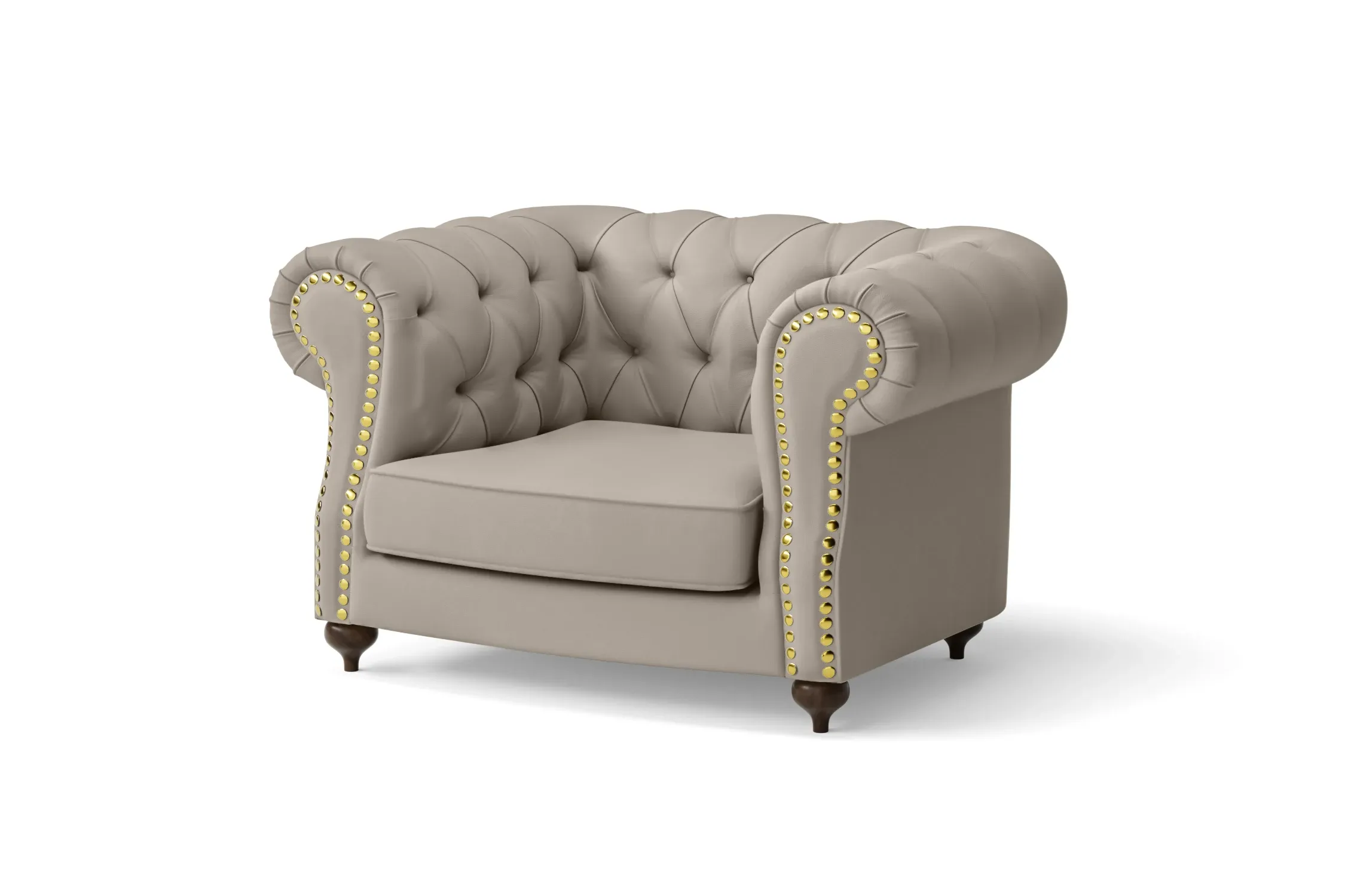 Bitonto Armchair Sand Leather