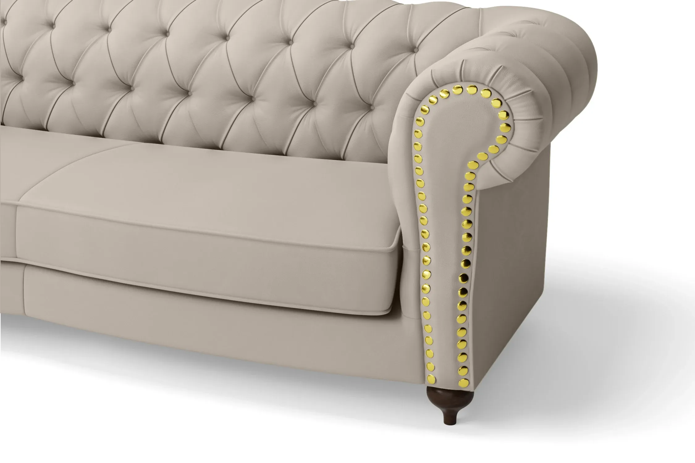Bitonto Armchair Sand Leather