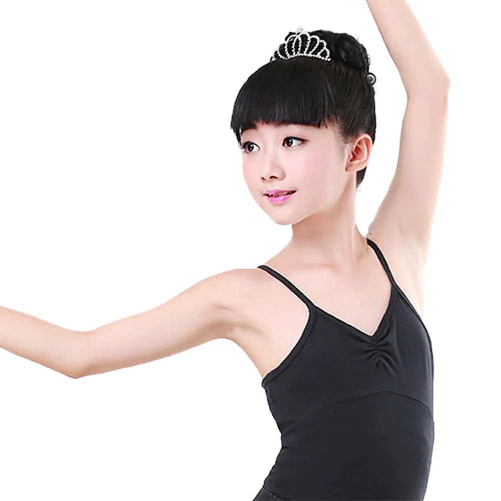Black Camisole Ballet Dance Leotard for Girl Dance Dress