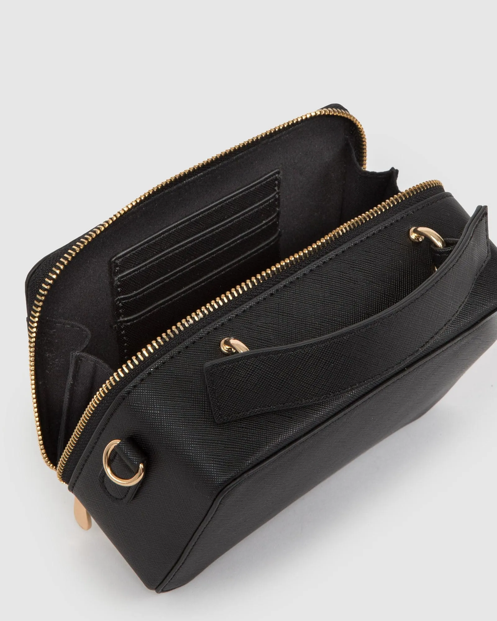 Black Kiara Crossbody Bag