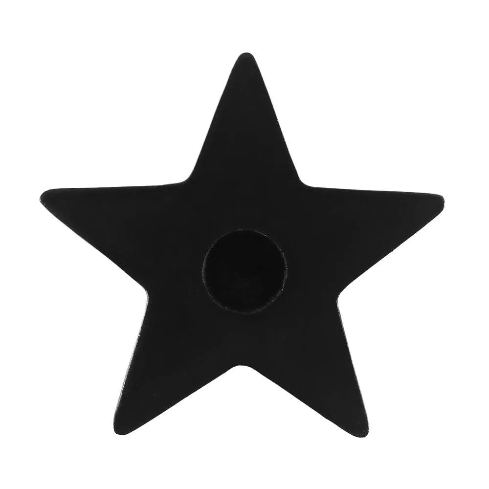 Black Star Spell Candle Holder