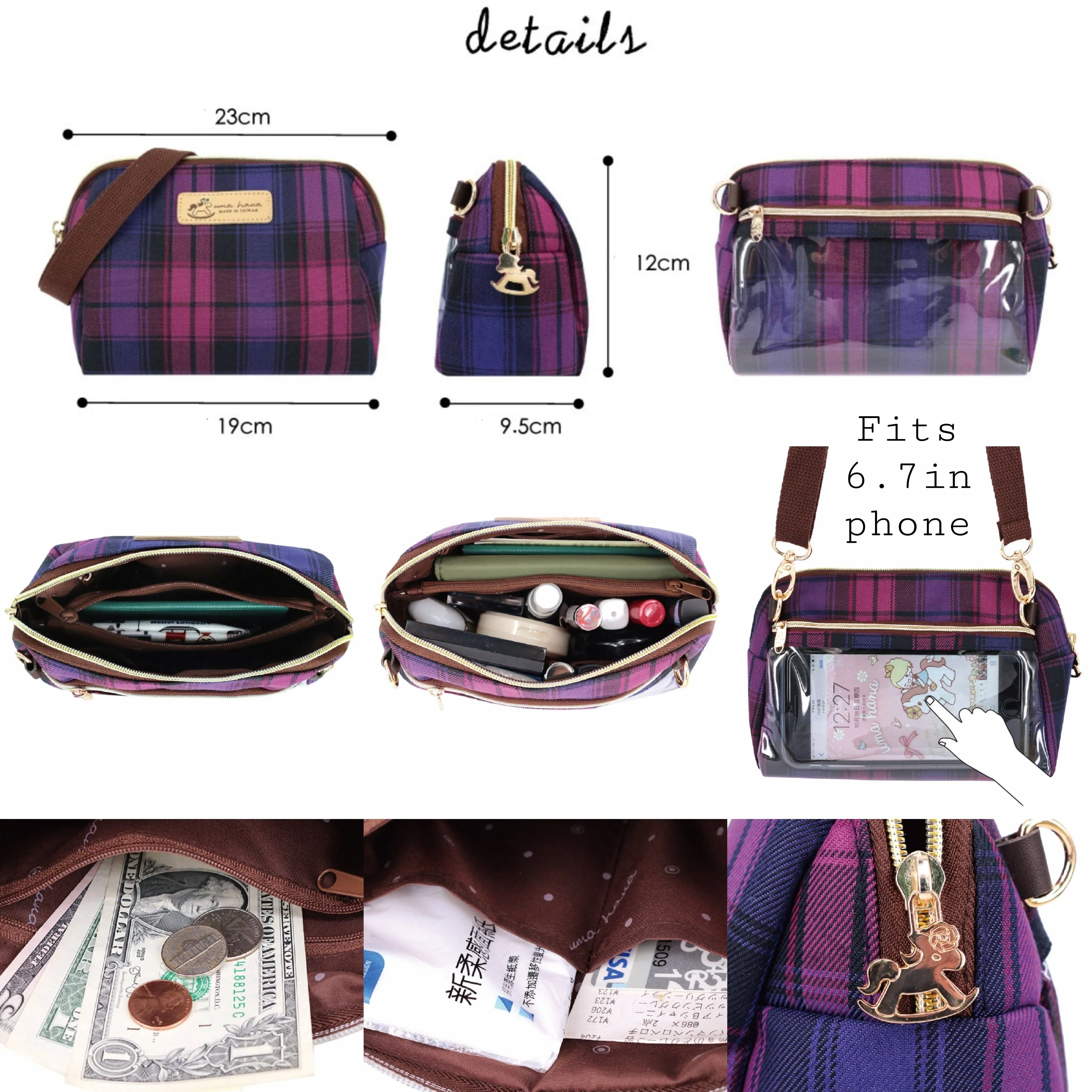 Blue Cat Yoga Mufe Crossbody Bag