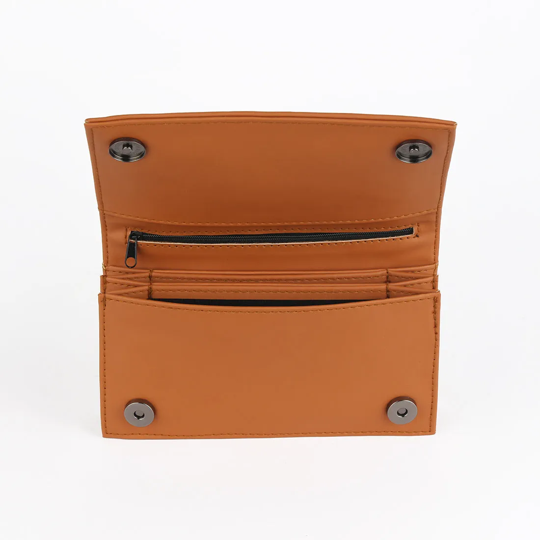 Blue Sleek Elegance Fold Wallet with Nostalgic 90’s Vibes
