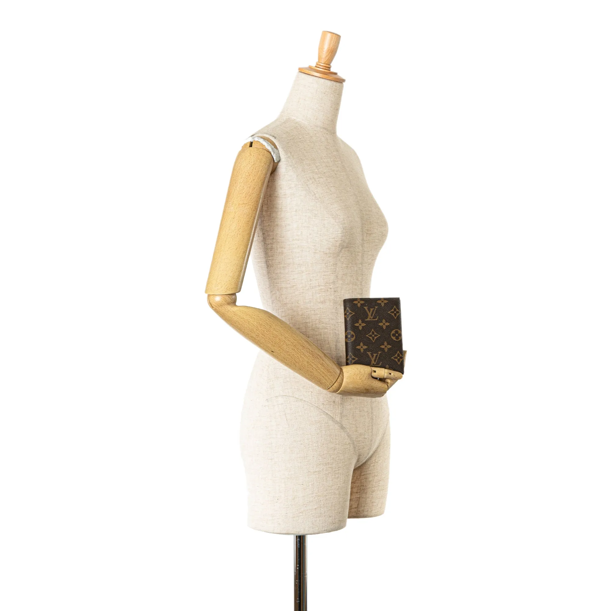 Brown Louis Vuitton Monogram Passport Cover