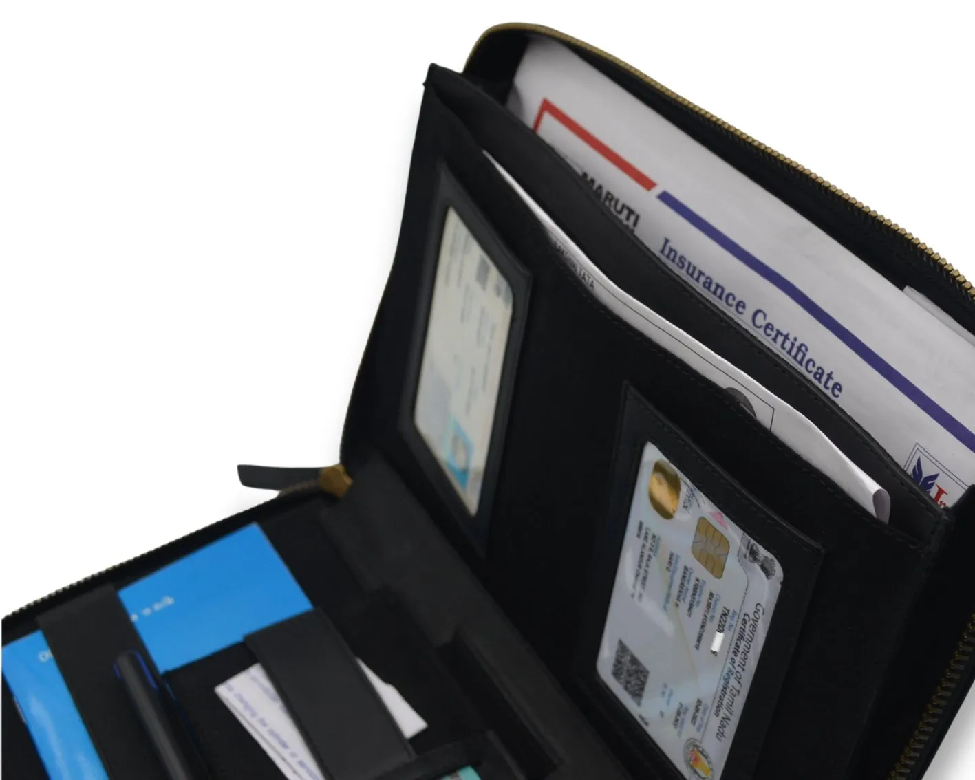 Car Document Holder - Black
