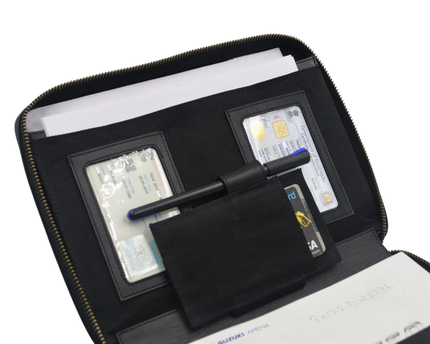 Car Document Holder - Black