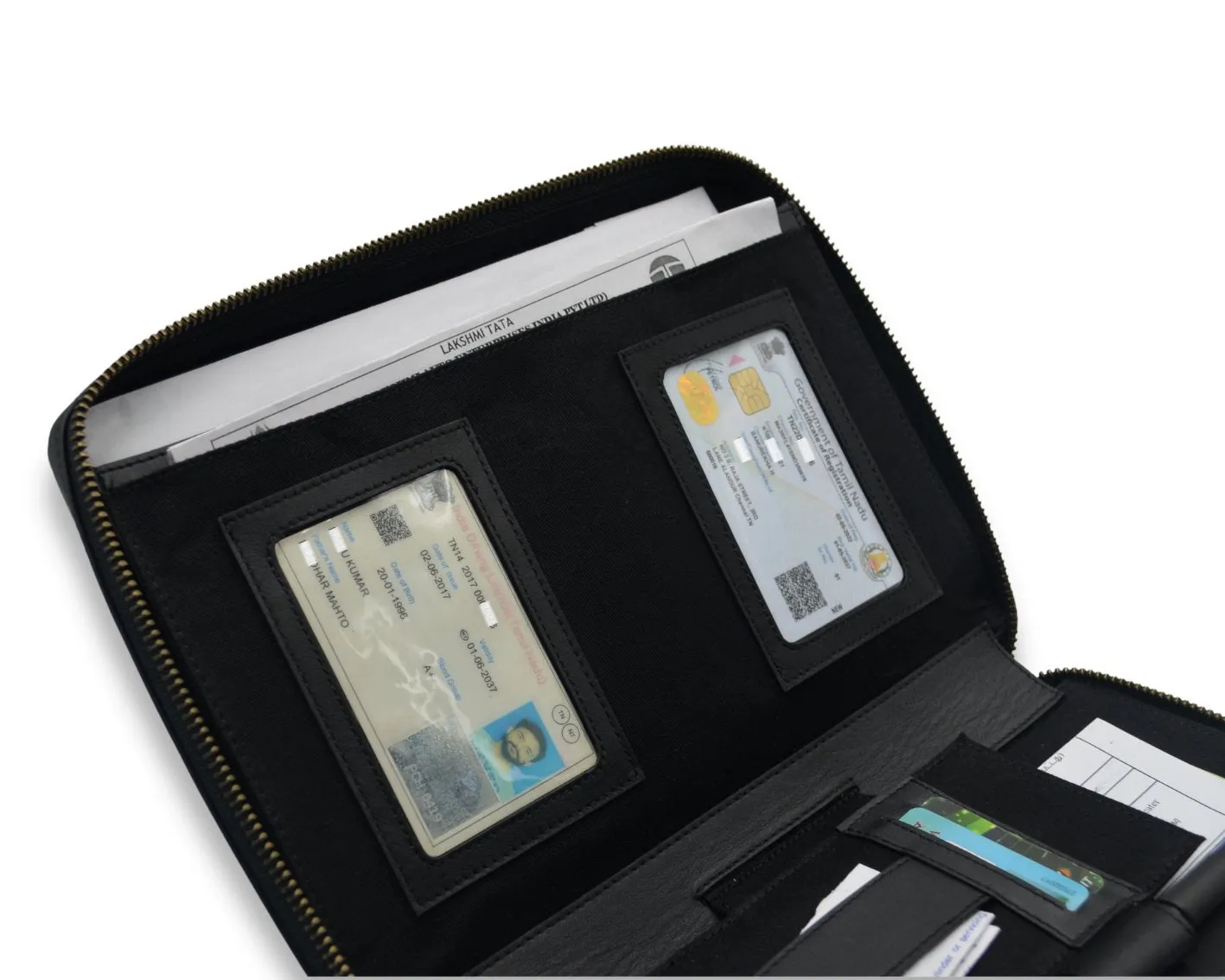 Car Document Holder - Black