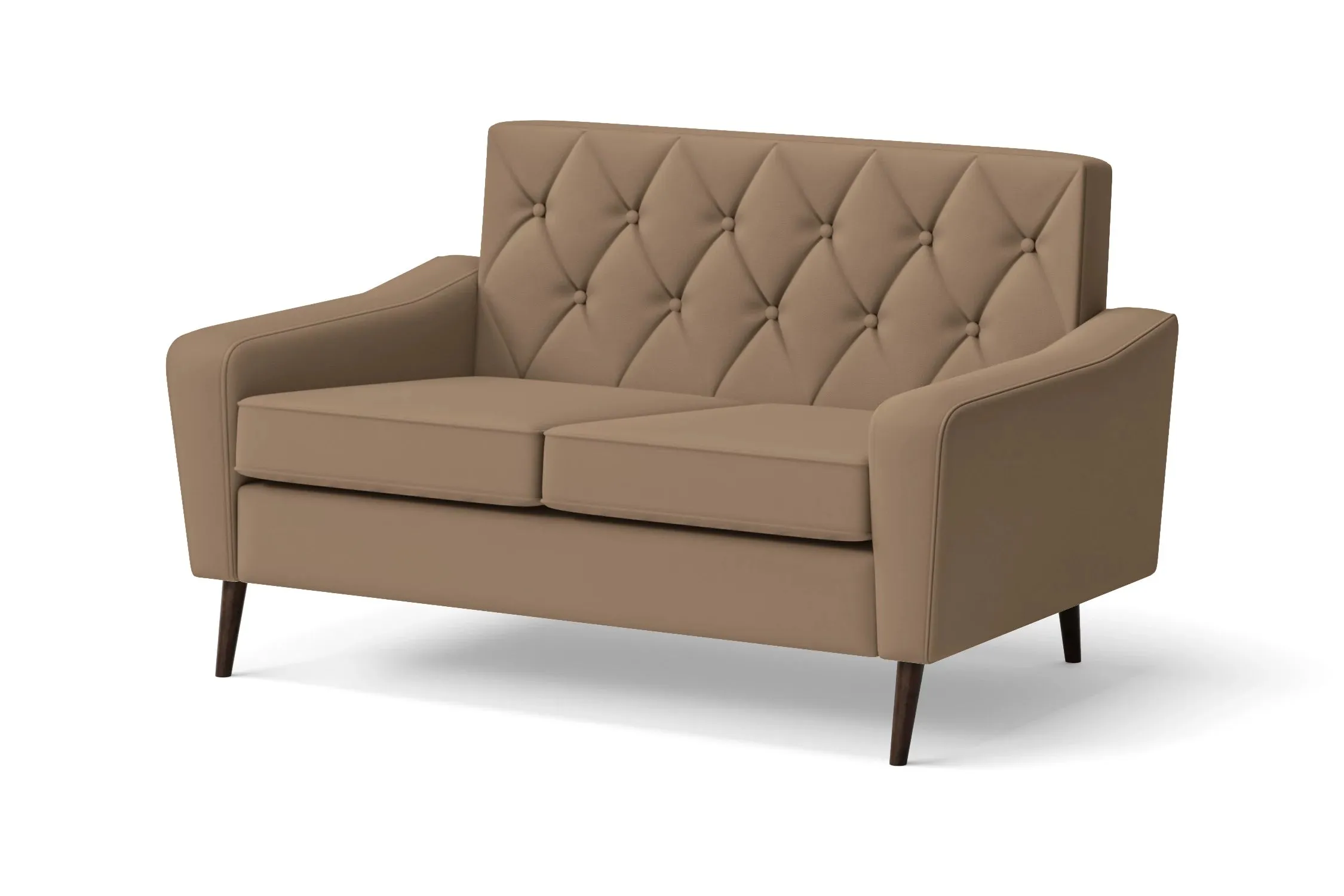 Carpi 2 Seater Sofa Stone Leather