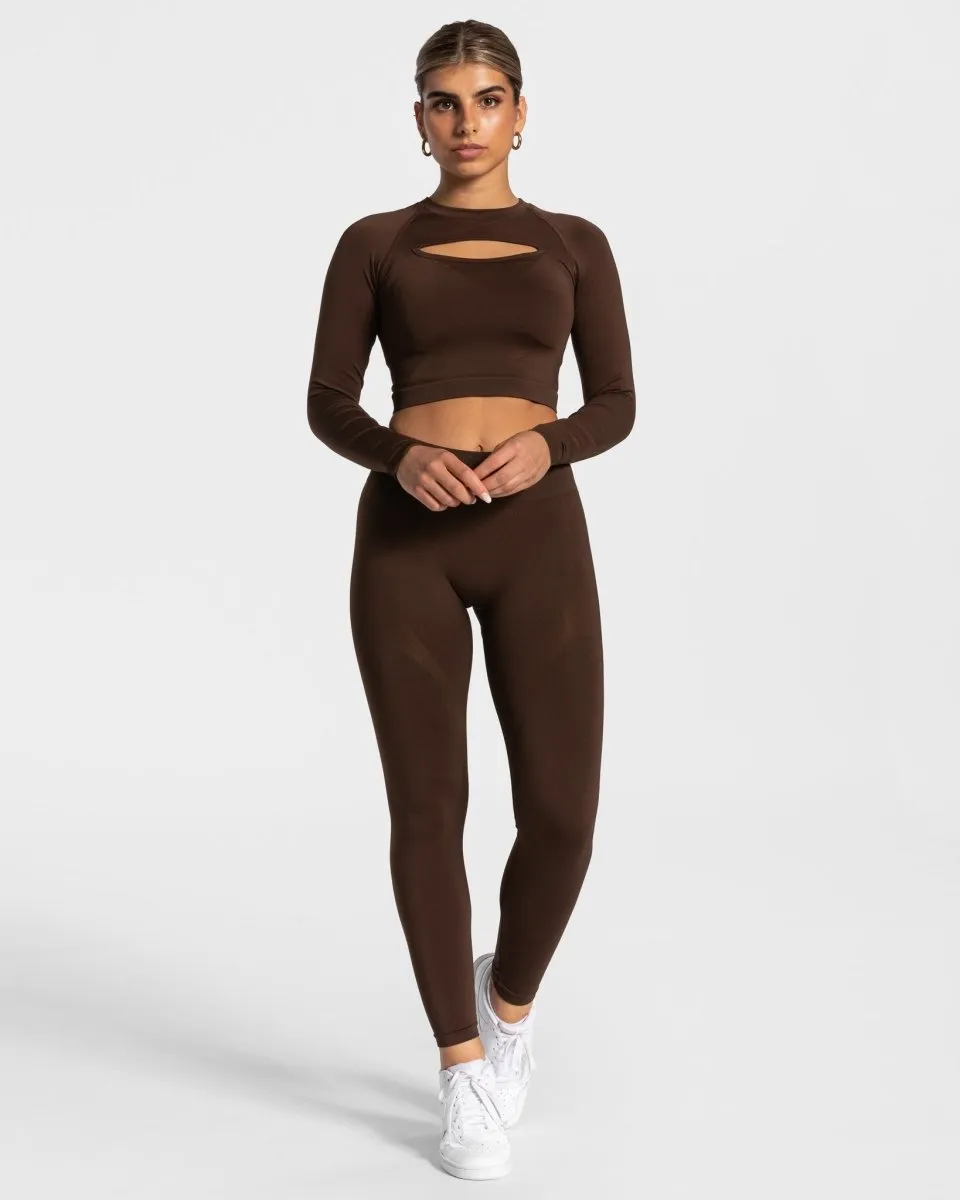 Charming Scrunch Leggings "Braun"