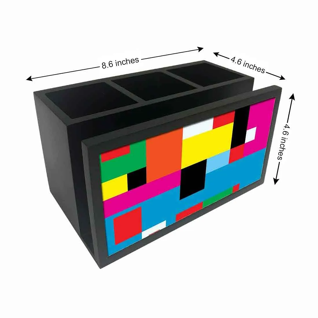 Cutlery Tissue Holder Napkin Stand -  Blocks of Color
