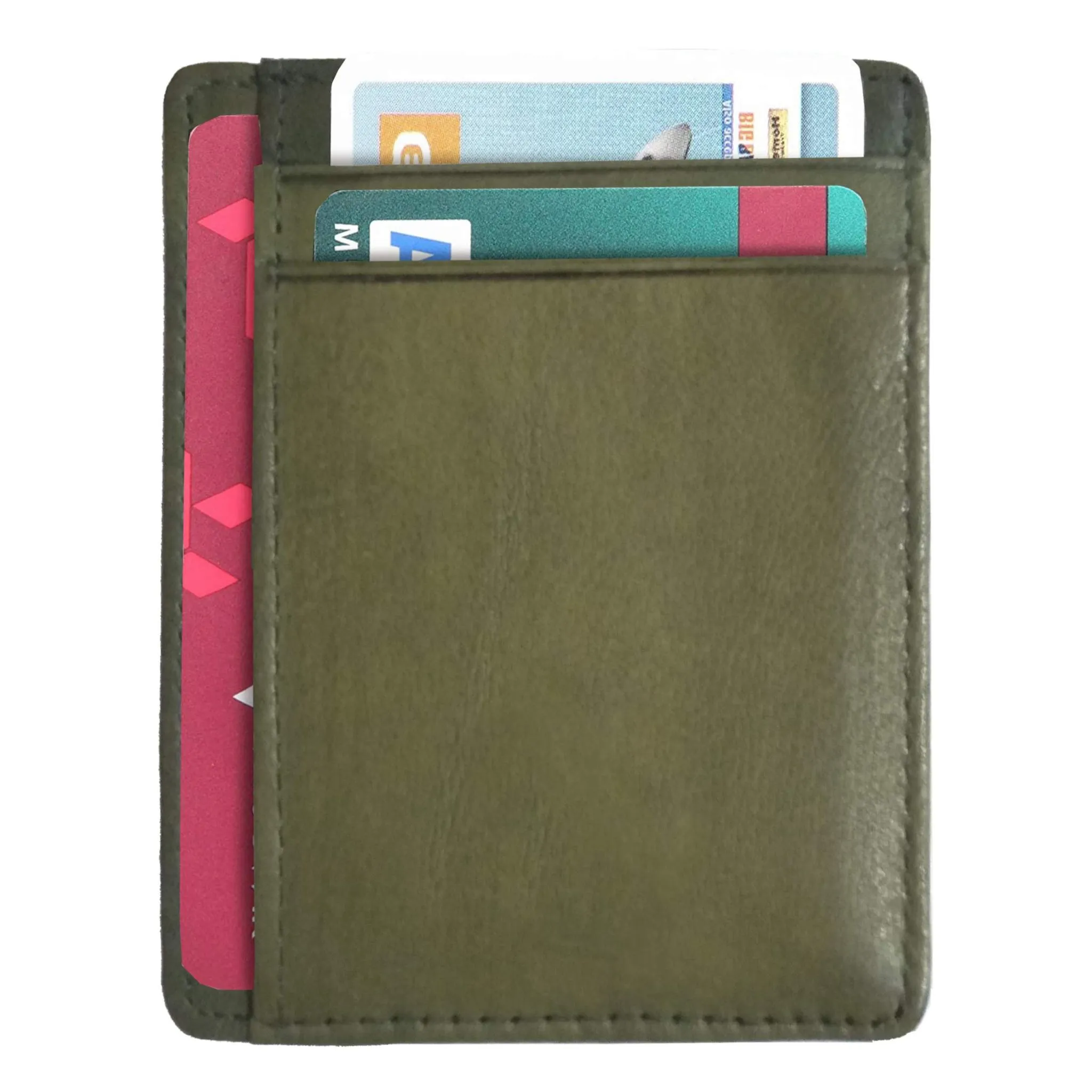 DALLAS RFID Protected Leather Card Holder for Men