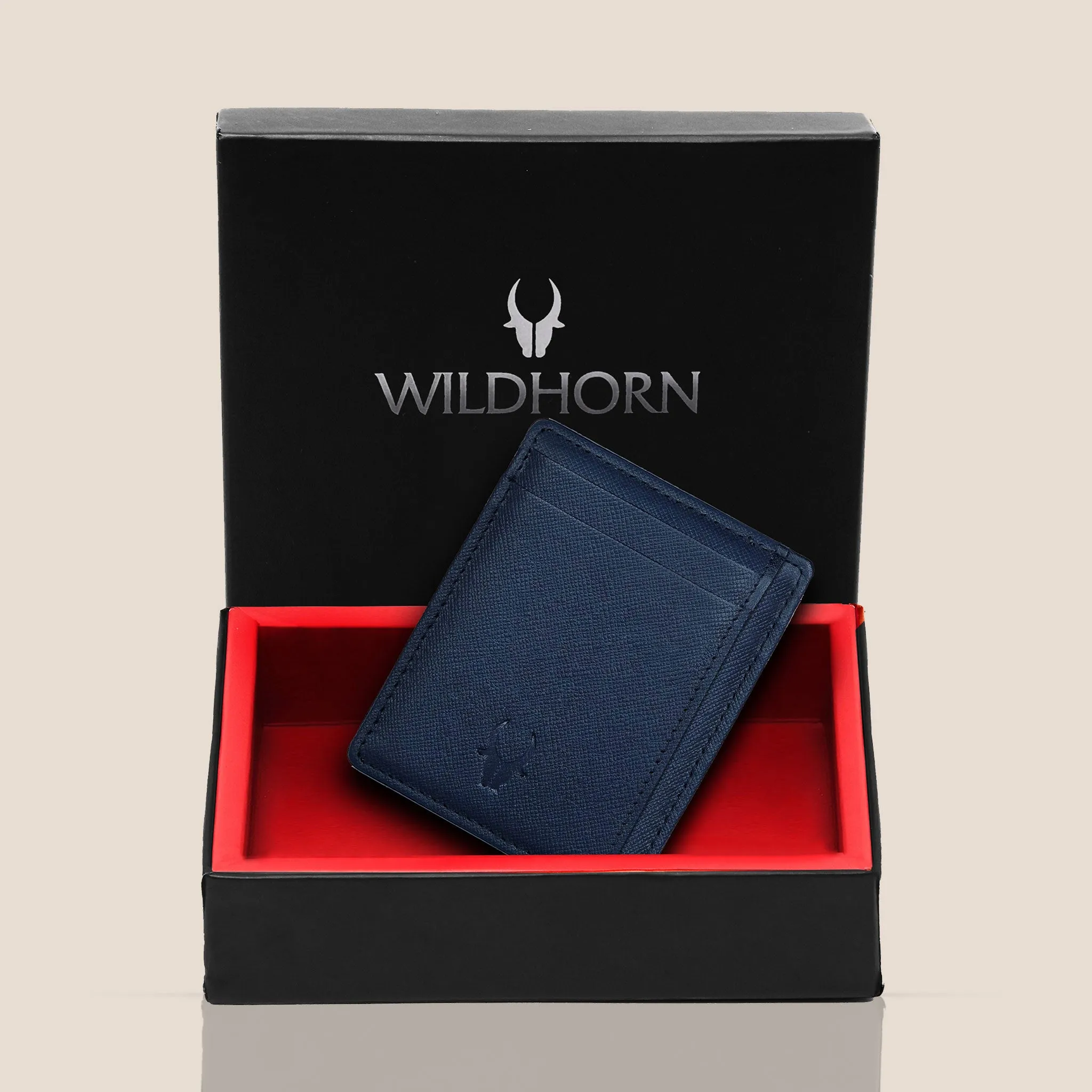 DALLAS RFID Protected Leather Card Holder for Men