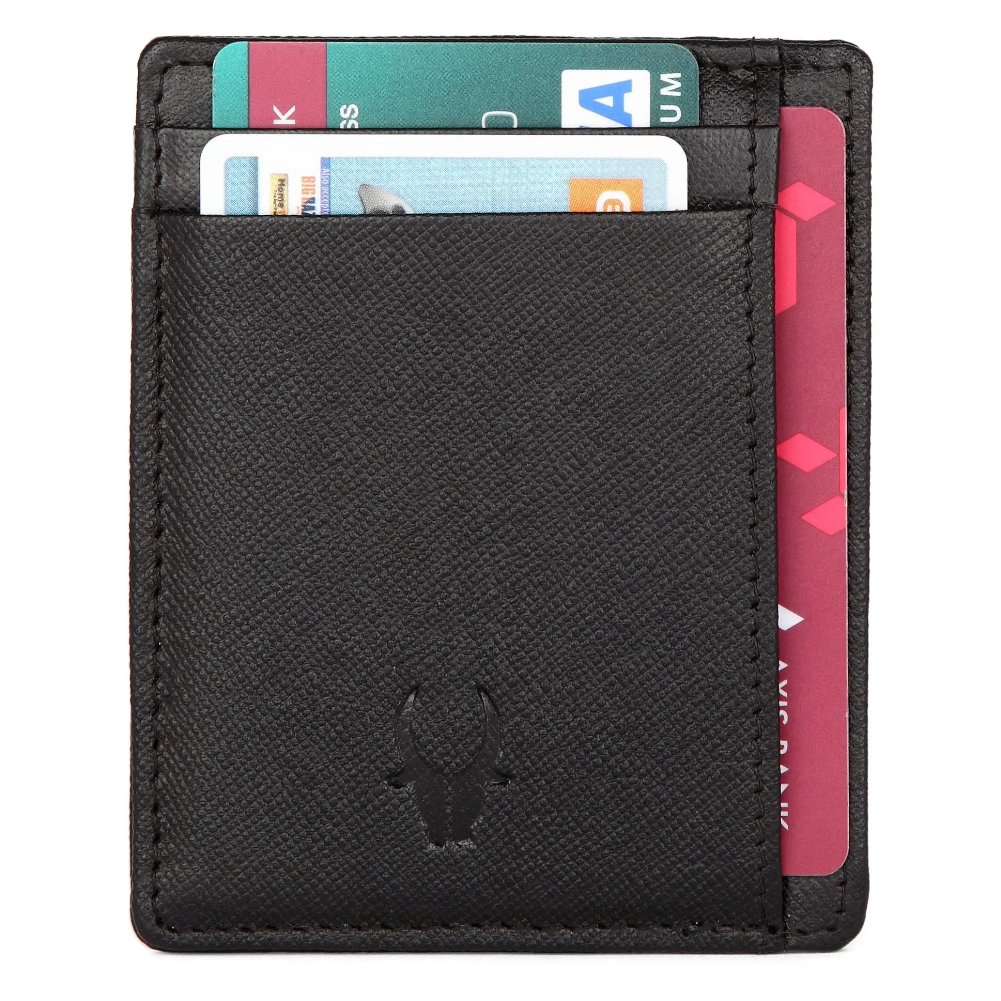 DALLAS RFID Protected Leather Card Holder for Men