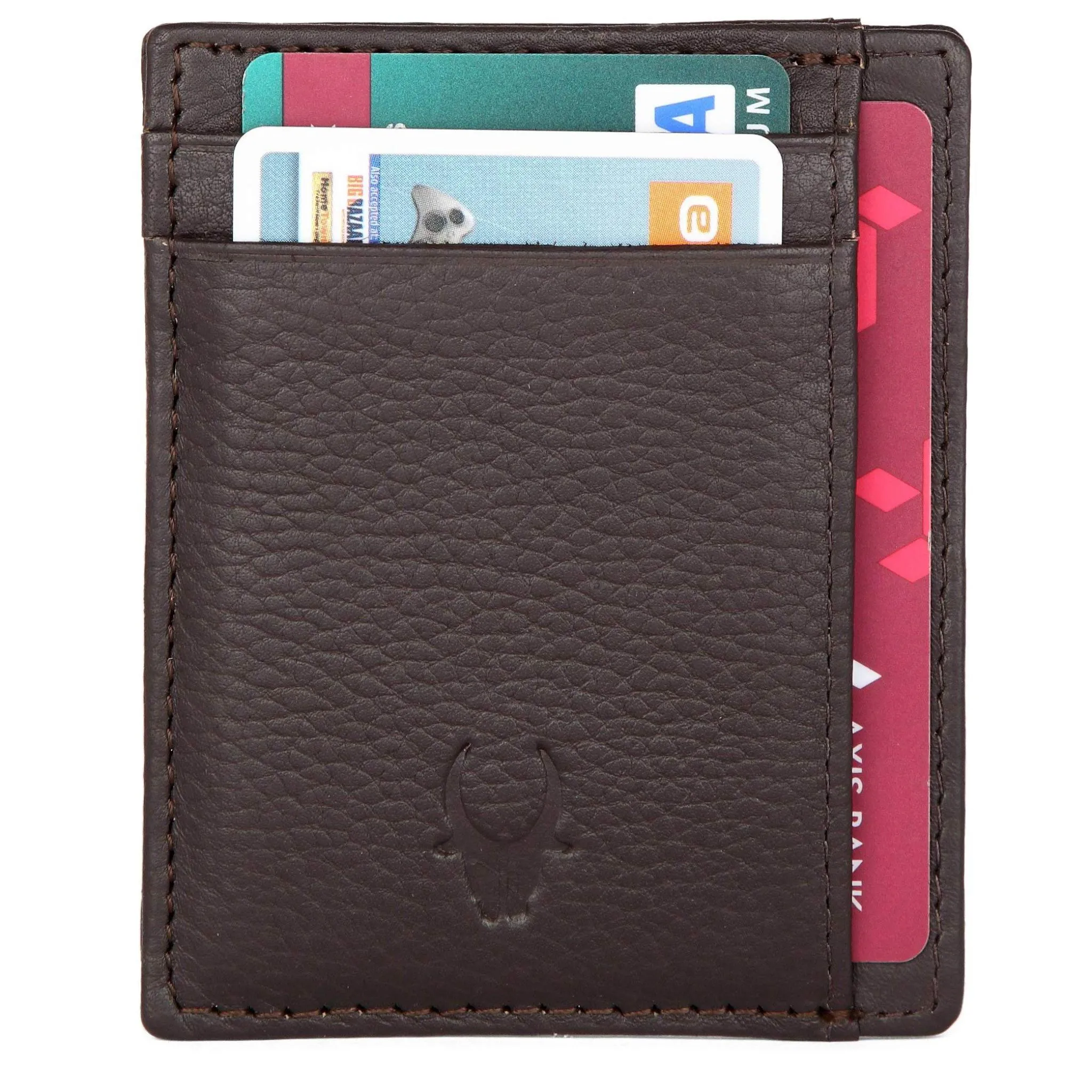 DALLAS RFID Protected Leather Card Holder for Men