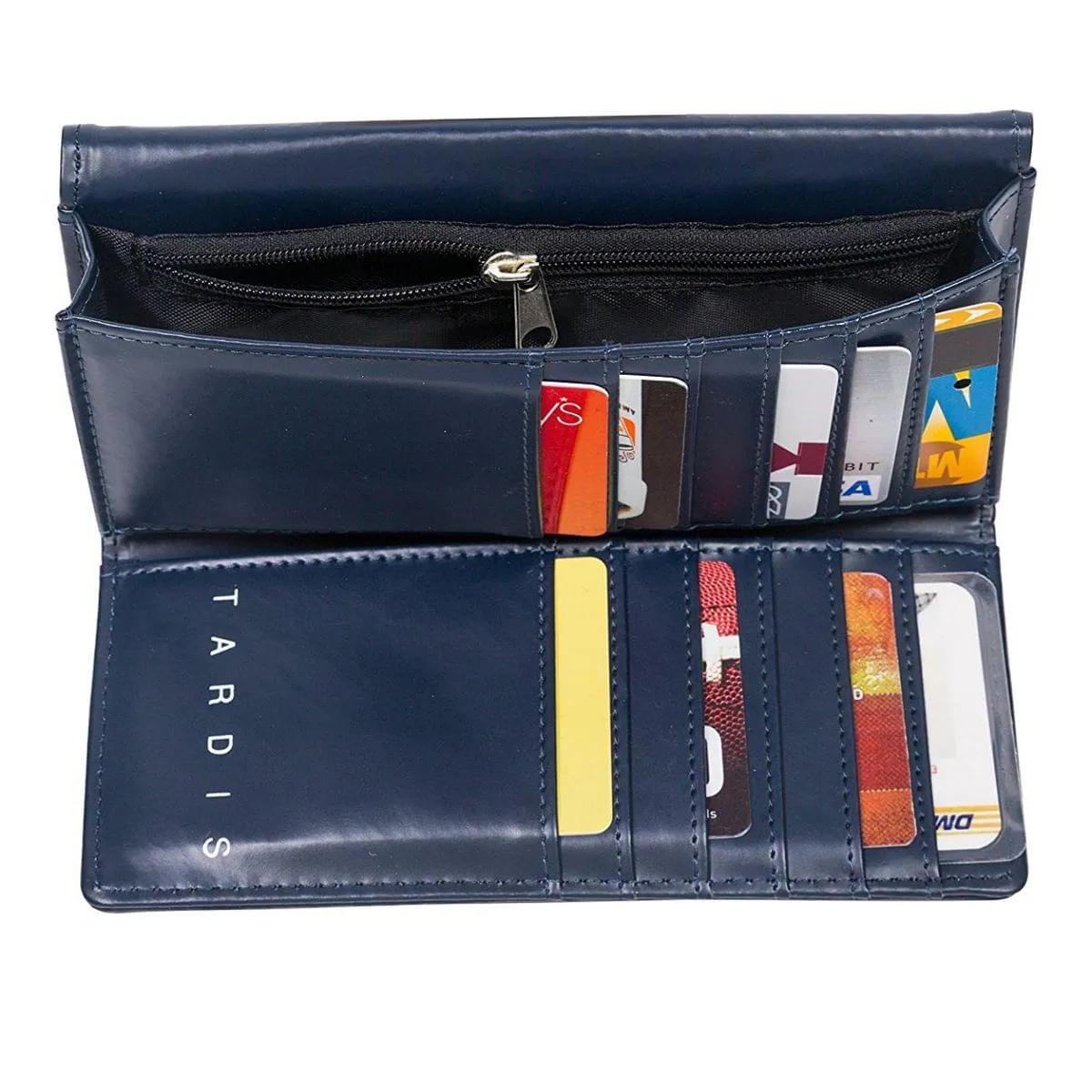 Doctor Who Embossed Women's Wallet: Retro TARDIS