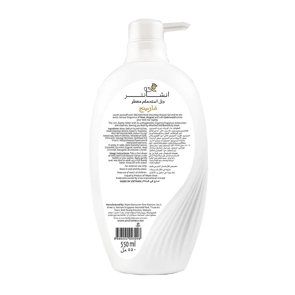 ENCHANTEUR PERFUMED SHOWER GEL 550ML CHARMING