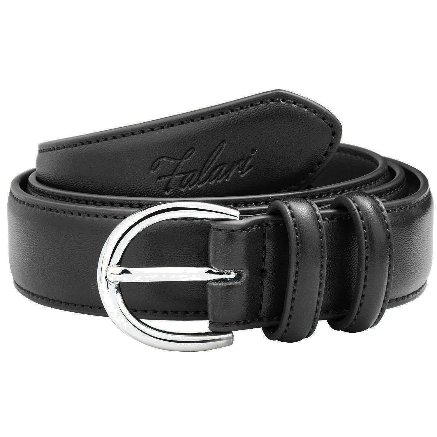Falari Women Genuine Leather Belt Fashion Dress Belt With Single Prong Buckle 6028 Part 1