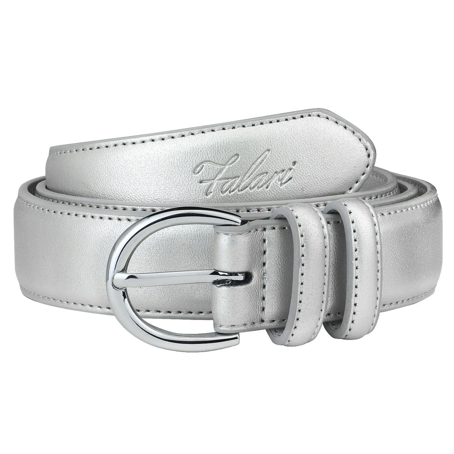 Falari Women Genuine Leather Belt Fashion Dress Belt With Single Prong Buckle 6028 Part 2