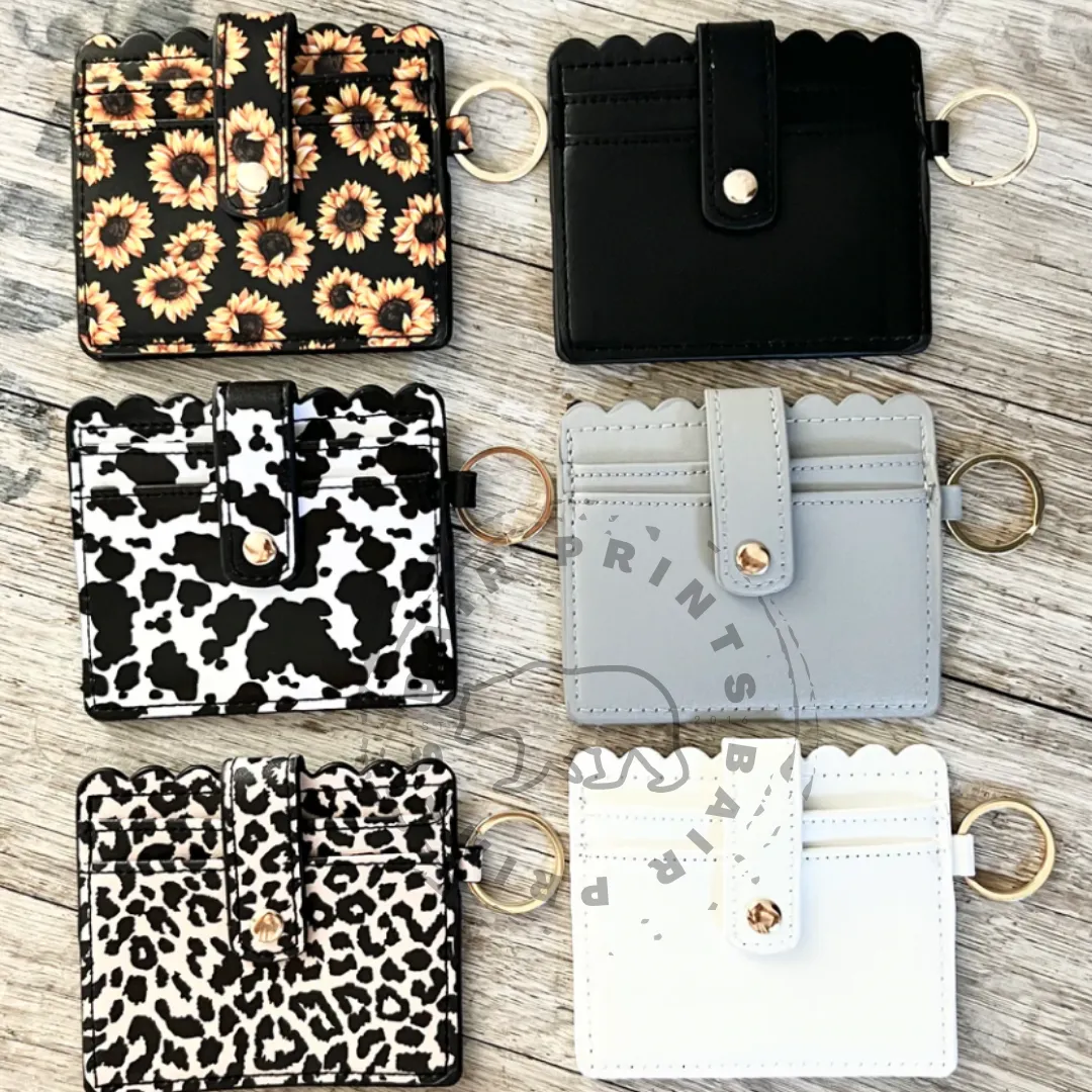 Faux Leather Wristlet Wallet