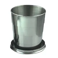 Folding Collapsible Cup 60ml/140ml/250ml Camping Mug Leakproof Stainless Steel Telescopic Cup