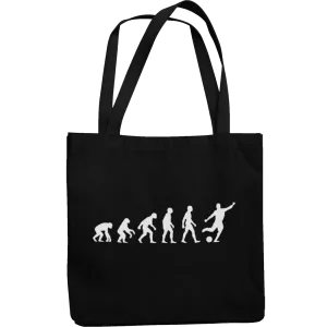 Football Evolution Canvas Tote Shopping Bag