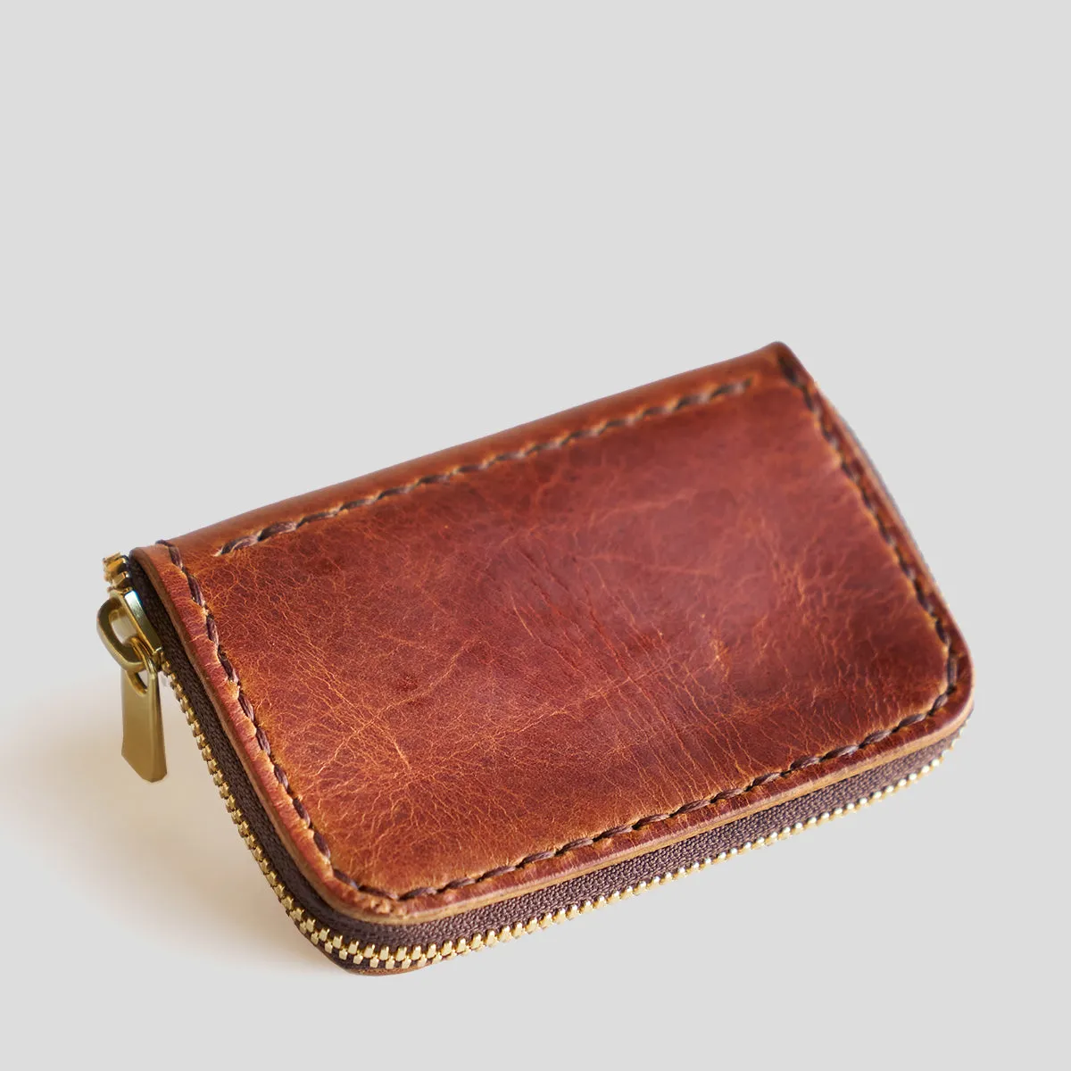 Full-Zip Dublin No.20 Wallet | Chestnut