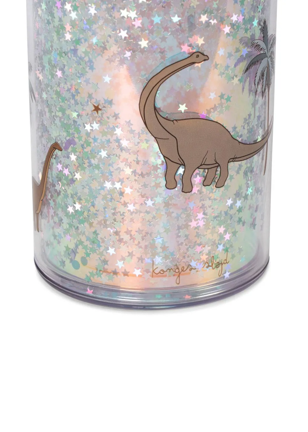 Glitter Bottle - Dino
