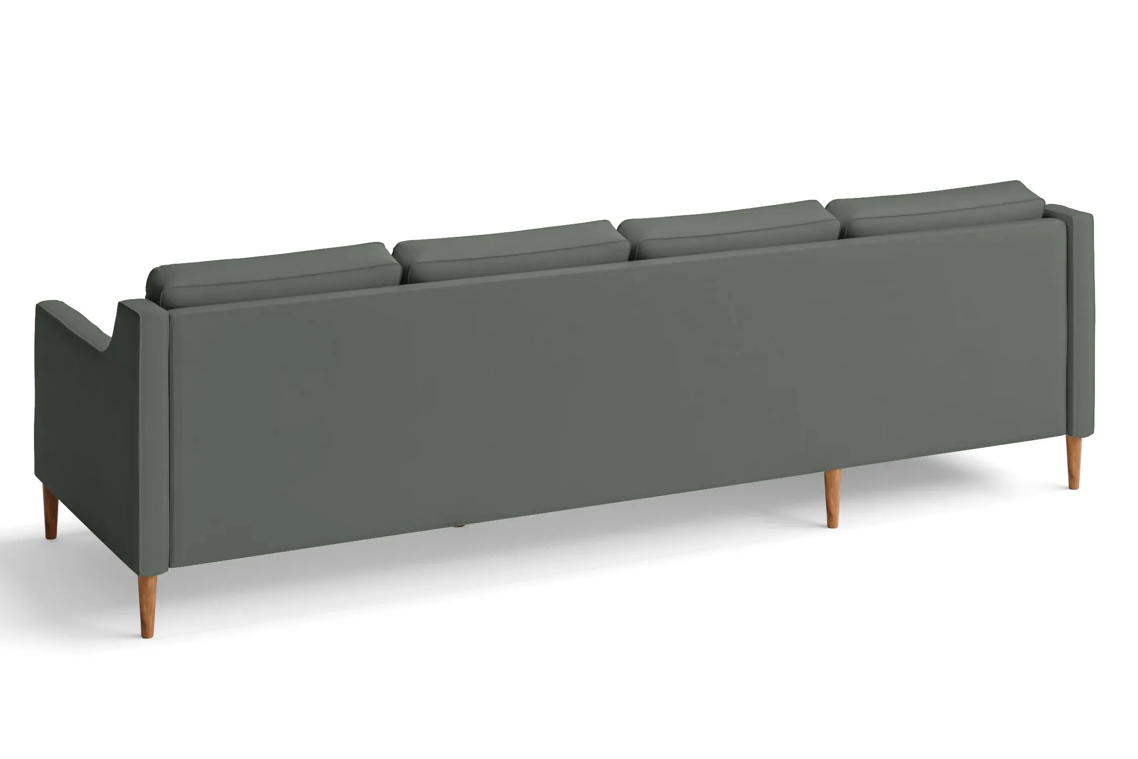 Greco 4 Seater Left Hand Facing Chaise Lounge Corner Sofa Lush Leather
