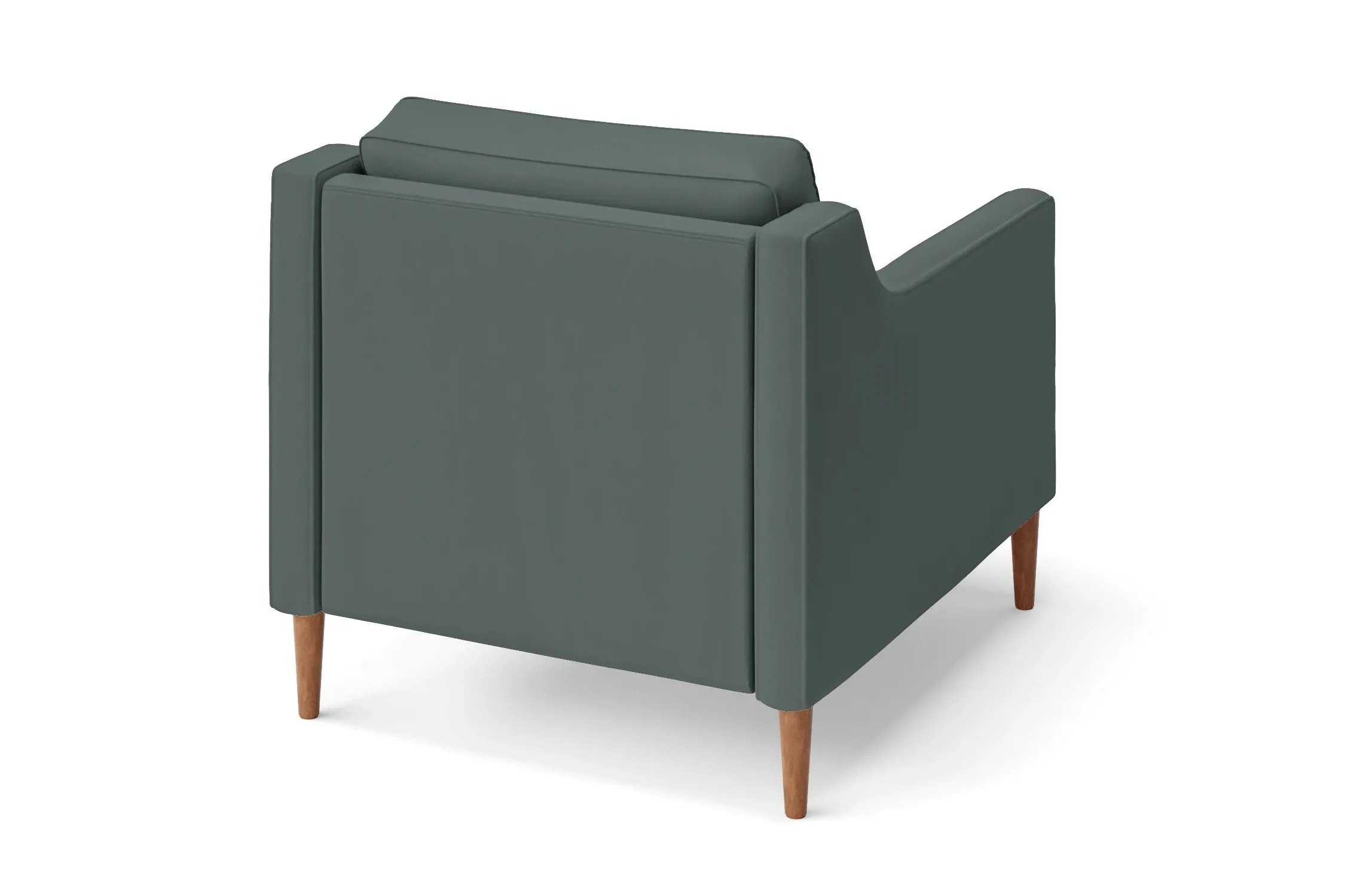 Greco Armchair Dusky Turquoise Leather