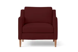 Greco Armchair Red Leather