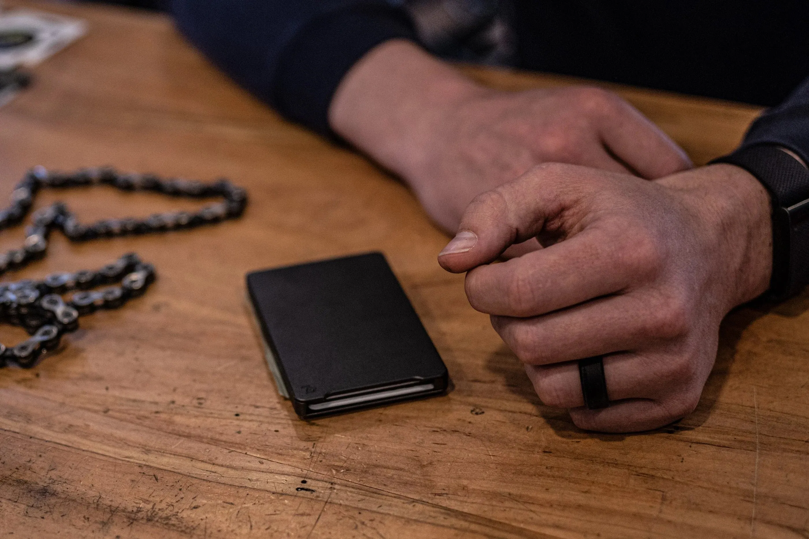 GROOVE LIFE® Leather Wallet (Midnight/Black)