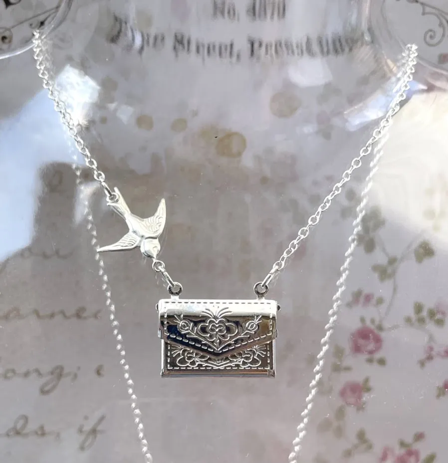Hand crafted Secret Message Pendant