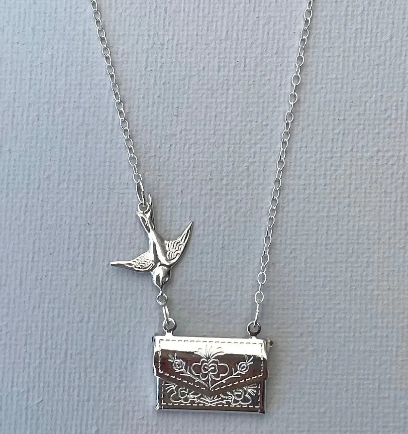 Hand crafted Secret Message Pendant