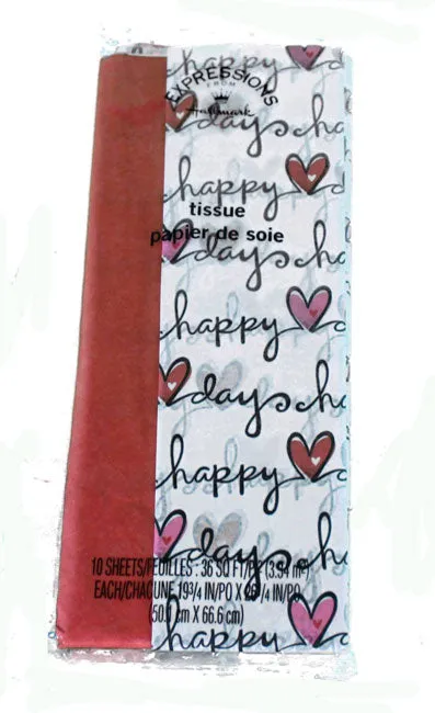 Happy "Heart" Day Tissue Paper