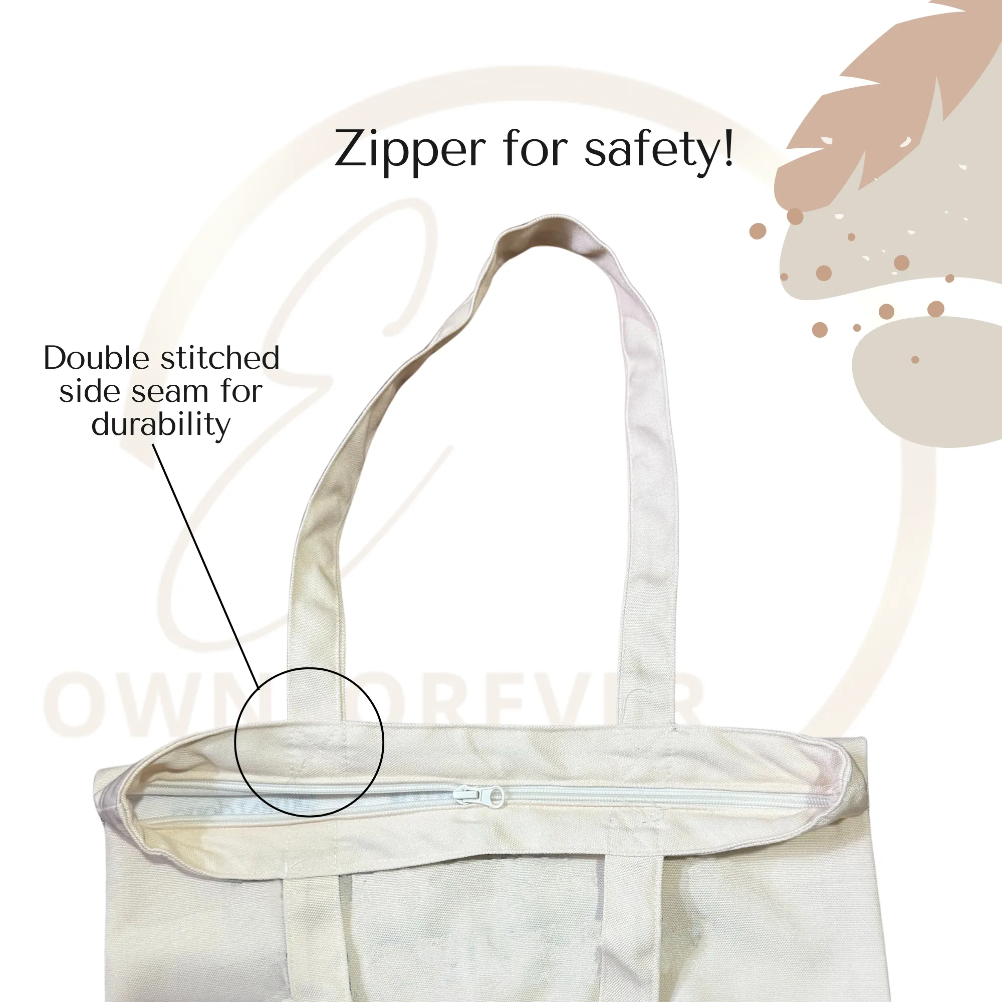 I Need a Refund on Today Tote Bag with Zipper Dark blue