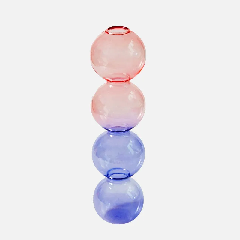 It's a Rainbow Glass Candle Holder