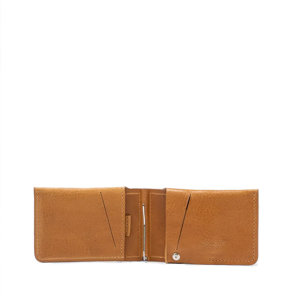 Leather AirTag Wallet with Money Clip