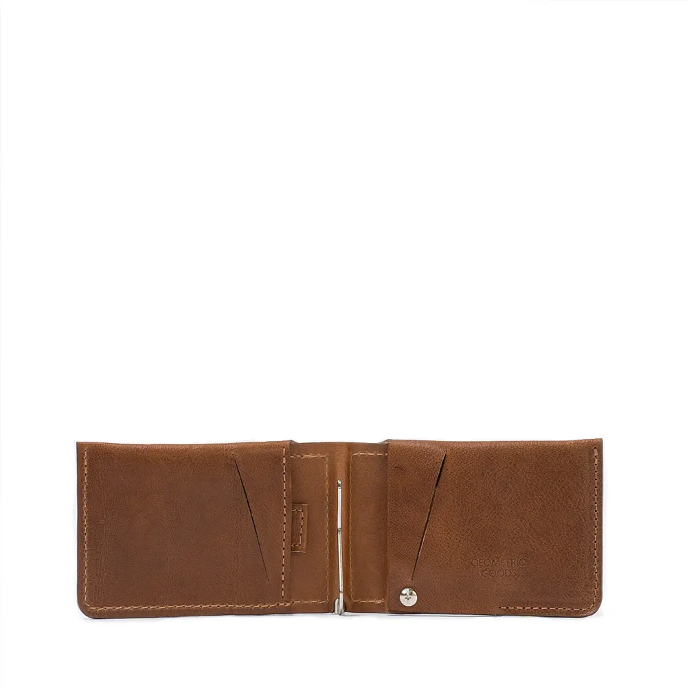 Leather AirTag Wallet with Money Clip